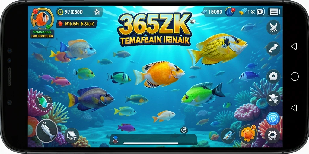 Tampilan gameplay Tembak Ikan yang menarik dan seru di 365ZK.