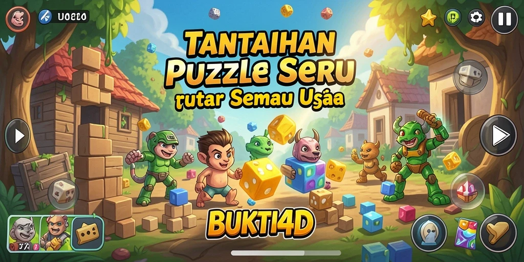 Tampilan menarik dari gameplay seru BUKTI4D.