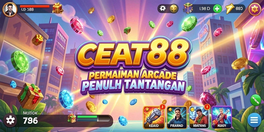 Tampilan gameplay CEPAT88 yang seru dan penuh tantangan arcade.