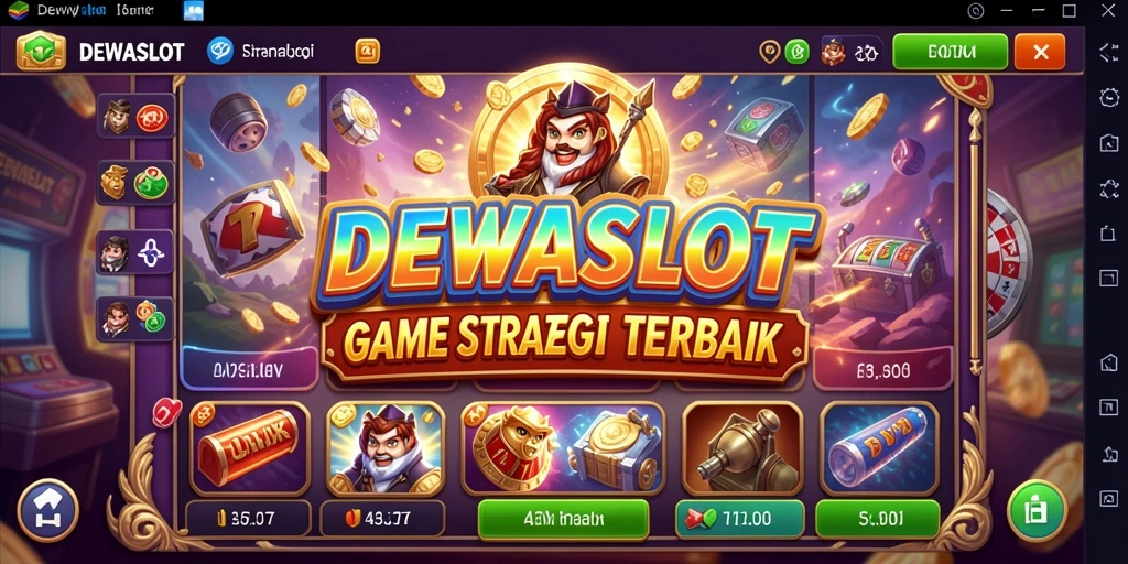 Tampilan gameplay menarik dari DEWASLOT dengan beragam slot.