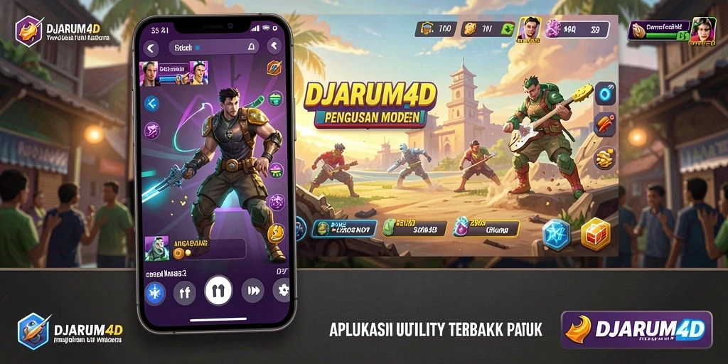 Tampilan antarmuka aplikasi DJARUM4D yang user-friendly dan fungsional.
