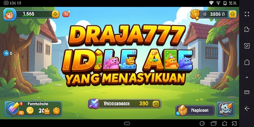 Screenshot DRAJA777 menunjukkan gameplay Idle yang menarik dan menenangkan.