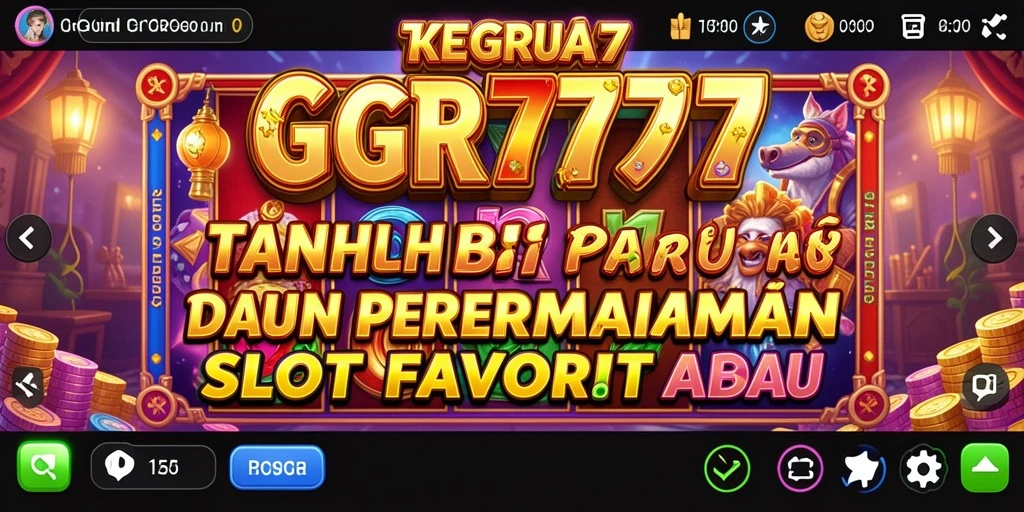 Screenshot gameplay GGR7777 menampilkan mesin slot yang seru.