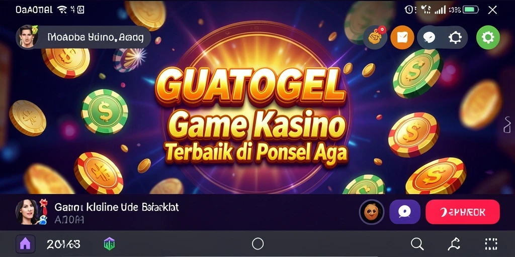 Screenshot GUATOGEL menampilkan momen seru permainan Kasino.