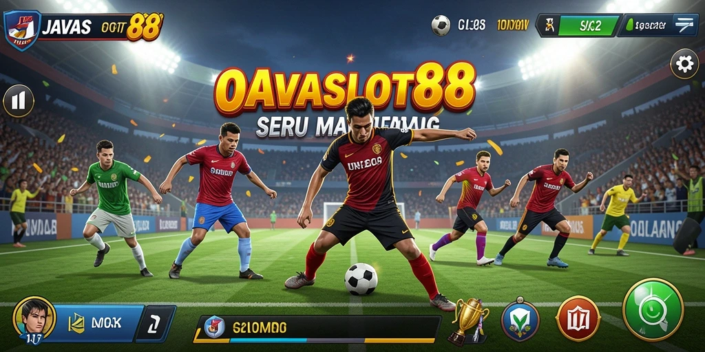 Tangkapan layar permainan JAVASLOT88 yang menampilkan aksi kompetitif olahraga.