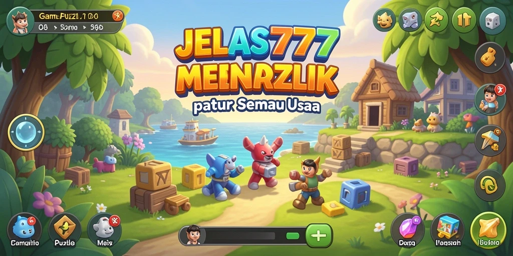 Tampilan gameplay menantang dan seru di JELAS777.