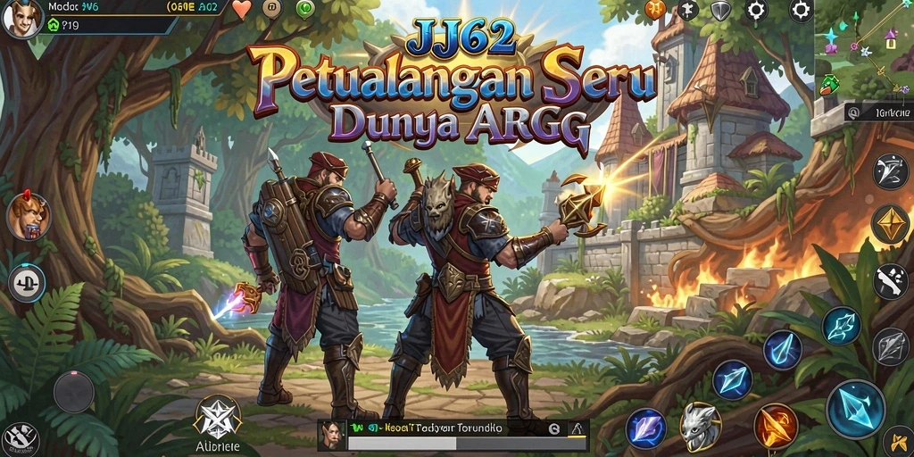 Tampilan gameplay JJ62 yang menarik dan penuh aksi ARPG.
