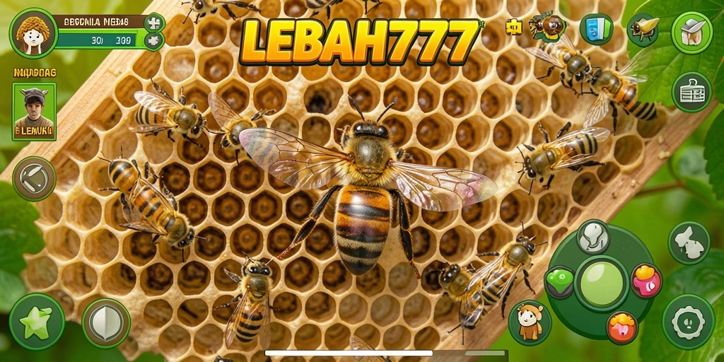 Tampilan gameplay LEBAH777 yang memukau dengan pengelolaan peternakan lebah.