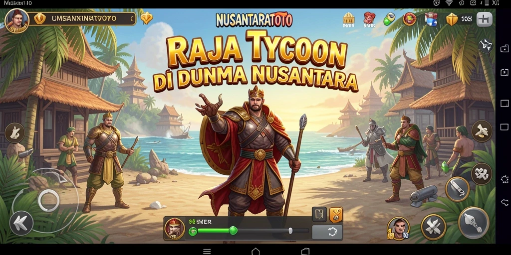 Tampilan menarik saat bermain NUSANTARATOTO sebagai tycoon.