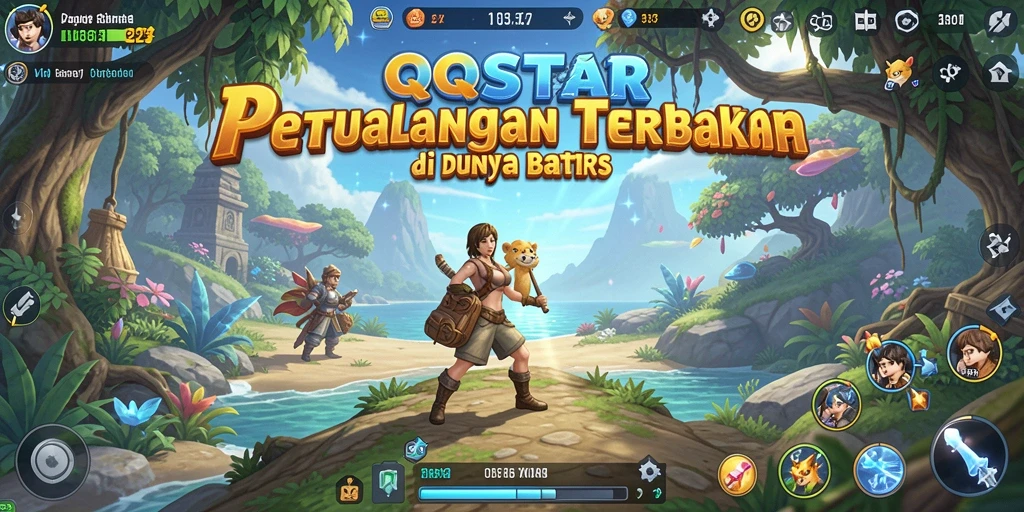 Gameplay <strong>QQSTAR</strong> yang menarik dalam dunia Open World.