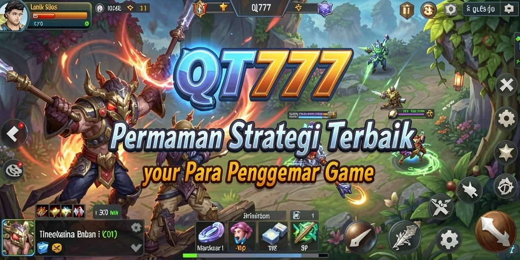 Tampilan menarik dari gameplay QT777 yang penuh strategi.
