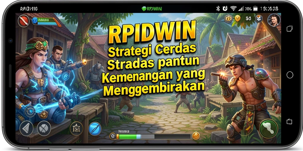 Tampilan gameplay yang menegangkan dan strategis dalam RPIDWIN.