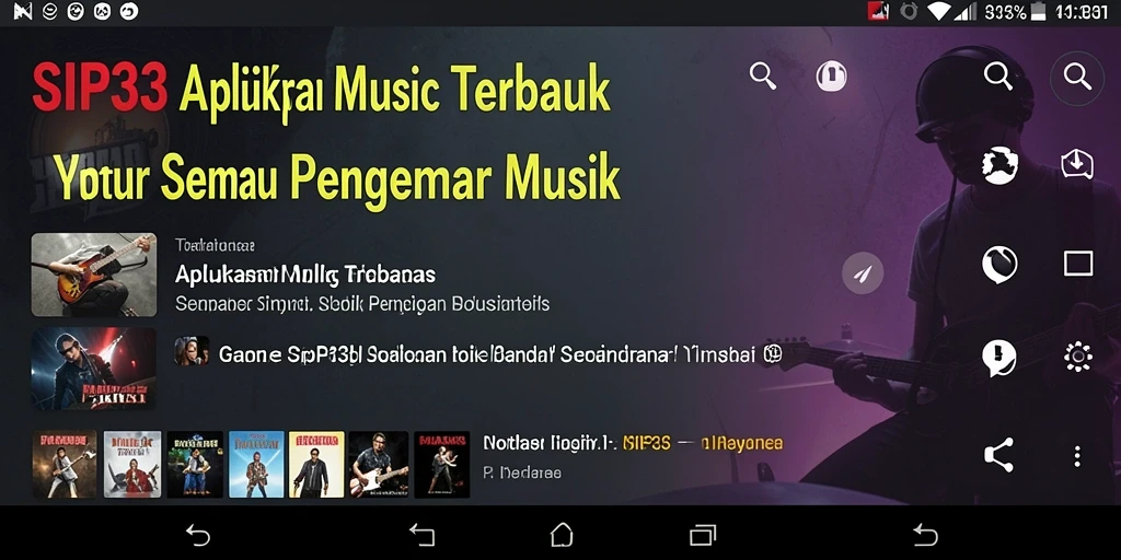 Tampilan gameplay <strong>SIP33</strong> yang interaktif dan penuh warna dengan alat musik.