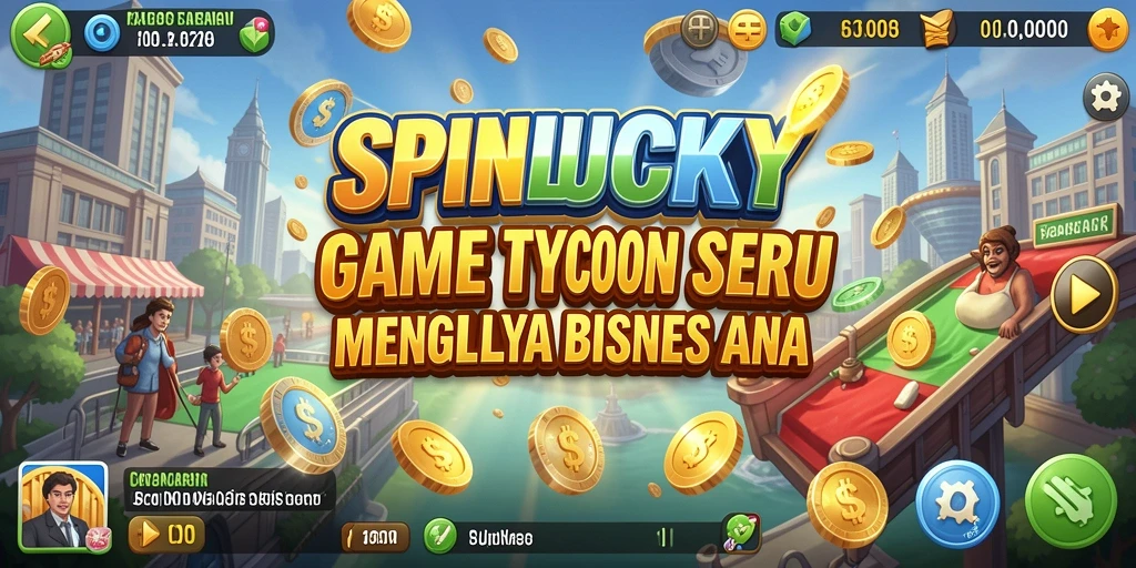 Tampilan gameplay SPINLUCKY dengan strategi bisnis yang menarik.