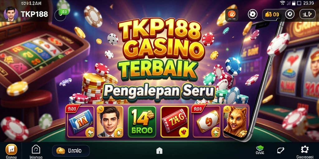 Tampilan gameplay menarik dari TKP188 menampilkan suasana Kasino yang nyata.
