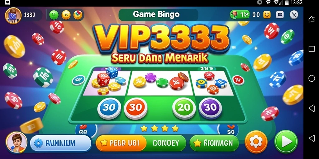 Screenshot gameplay VIP333 menampilkan suasana seru permainan Bingo.