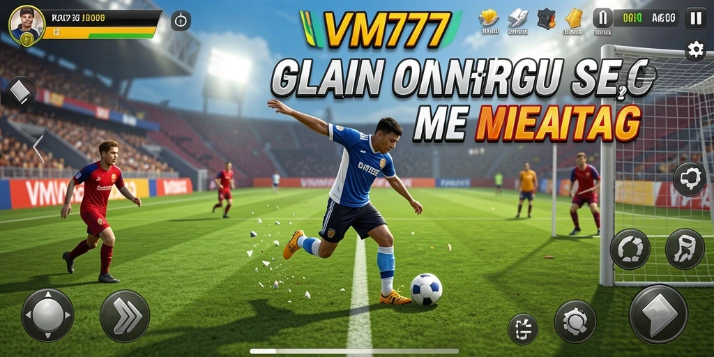 Screenshot gameplay VM777 menampilkan aksi seru olahraga nyata.