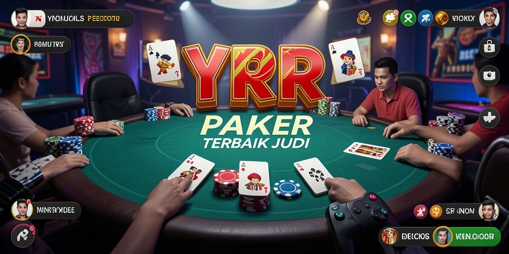 Screenshot YYRR menampilkan gameplay Poker dengan animasi yang menakjubkan.
